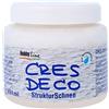 Kreul 49551 - CRES Deco, 150 ml in Bianco, Neve Testurizzata a Base d'Acqua, per superfici Come Terracotta, Ceramica, Pietra, Cartone e Tela.