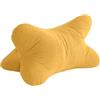 DBAATTZ Cuscino per Ossa da Lettura, Cuscino da Lettura, Cuscino Cervicale Ergonomico per Rilassarsi, Cuscino Cervicale Lavabile, Supporto Flessibile per Libri, E Book o Tablet, per Divano(Giallo)