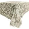 HOME ZEN HOUSEHOLD LINEN TOVAGLIA COPRITAVOLO CENTROTAVOLA RUNNER PIZZO MACRAME' LUSSO (140X220 CM, DISEGNO FELCE COLORE PANNA)