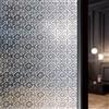 DARUITE Pellicola Per Vetri Finestre con Modello di Fiore di Begonia, 30x100 cm, Elettrostatica Senza Colla e con Protezione UV Pellicola Privacy Finestre, ideale per ufficio o soggiorno