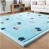 Dmkjdzsw Tappeto Morbido Bambini, Tappetino Gioco per Bambini, Tappeto Salotto Tatami, Tappeto Morbido Antiscivolo Moderno-Coconut tree-80 * 180cm