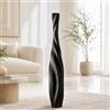 Leewadee Grande Vaso da Terra 85 cm - Alto Poliresina per Erbe della Pampa, Fiori Secchi & Freschi