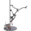 Steelman24 I Omini di Viti Pole Dance con Radio I Idee Regalo Originale I Soprammobili in Metallo I Modellino
