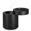 Telawah Mini porta incenso portatile, bakhoor, diffusore di aromi USB ricaricabile, porta incenso arabo elettrico, decorazione per la casa musulmana (nylon nero)