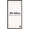 Dutch Frame Factory - Cornice 30x60 cm - Nero Lucente - Cornice per foto in Plastica con vetro plastico Antiriflesso - Cornice portafoto 30x60 cm - Angers