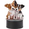 JISHSHAY Diamond Painting Night Light Diamond Art Lampade da tavolo Gem Art Luci a LED Pittura con gemme Lampada da scrivania Kit mosaico per adulti Kit fai da te per adulti con cane di cristallo a