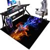 WAWFONG Tappeto Sedia Gaming Tappeto Salvapavimento Antiscivolo Tappetino per Sedia da Ufficio Tappeto per Sedia con Ruote Tappetino Sedia da Gaming Multiuso Tappeto sotto Scrivania 80 x 160 cm