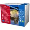 Konstsmide 3611-110 / Catena di luci Micro LED / 80 diodi Bianco Caldi / 24V trasformatore da Esterno/Cavo Nero