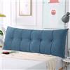 UWOBTN Cuscino Schienale Letto E Divano CuscinoLetto Premium 60/80/120/140/150/160/180/200cm Singolo/Matrimoniale Cuscini Testata letto Removibile Lavabile Lettura Schienale ( Color : #6 , Size : 100x60x20cm