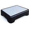 Bcuuozeeing Pedana antiscivolo, per interni ed esterni, fino a 200 kg, supporto portatile per salire e pedana, per letto, scale, colore nero brillante
