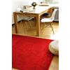 floor factory tappeto moderno Kolibri rosso 160x230cm pelo corto in colori vivaci e facile da pulire