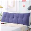 UWOBTN Cuscino Schienale Letto E Divano CuscinoLetto Premium 60/80/120/140/150/160/180/200cm Singolo/Matrimoniale Cuscini Testata letto Removibile Lavabile Lettura Schienale ( Color : #19 , Size : 120x60x20c