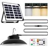 Vegena Lampada solare con telecomando, 3 temperature di colore, IP65, impermeabile, a sospensione per giardino e terrazza