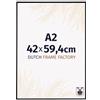 Dutch Frame Factory - Cornice 42x59,4 cm - Nero Opaco - Cornice per foto in Plastica con vetro plastico Antiriflesso - Cornice portafoto 42x59,4 cm - Easy