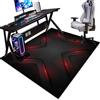 WAWFONG Tappeto Sedia Gaming Tappeto Salvapavimento Antiscivolo Tappetino per Sedia da Ufficio Tappeto per Sedia con Ruote Tappetino Sedia da Gaming Multiuso Tappeto sotto Scrivania 100 x 140 cm