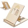 PH PandaHall Supporto per Lavoro Macramè in Legno Tavolo da Lavoro per Macramè, 27x15.5cm Porta Progetti Artigianali Pieghevole per Camera Cucito e Creazioni Artigianali