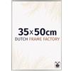 Dutch Frame Factory - Cornice 35x50 cm - Champagne - Cornice per foto in Plastica con vetro plastico Antiriflesso - Cornice portafoto 35x50 cm - Easy