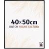 Dutch Frame Factory - Cornice 40x50 cm - Nero Opaco - Cornice per foto in Plastica con vetro plastico Antiriflesso - Cornice portafoto 40x50 cm - Easy