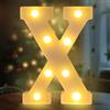 Fancysky Lettere LED da 22 cm, Lettere Luminose Led, Adatte per Proposte di Matrimonio, Festival, Feste e altri Eventi per Creare un'atmosfera Romantica e Accogliente (X)