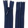 AERZETIX - C61934 - Set di 10 cerniere invisibili 65cm non separabili - cerniera lampo - colore blu scuro - pelletteria jeans pantaloni vestito gonna abbigliamento cucito