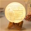 Apjielop Regalo Donna - Motivazionale Lampada Luna, Lampada da Comodino | Abat Jour da Comodino | Idea Simpatica | Compleanno & Festa | Bambina Donna Uomo Amico Ado | Sorpresa Collega Ufficio