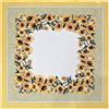 HOME ZEN HOUSEHOLD LINEN Tovaglia da Tavolo ART Camilla, 85 x 85 cm, centrino con Stampa Digitale (SUNFLOWER)