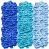 Qikaara 3000 petali di rosa artificiali, 3 stili blu, fiori decorativi romantici per matrimoni, San Valentino, compleanni, decorazione per feste, colore blu