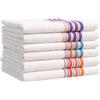 Intimitaly EasyHome Canovacci da Cucina in 100% Cotone, Confezione da 6, 50x70cm, Super Assorbenti, Multiuso, Lavabili in Lavatrice fino a 90 Gradi