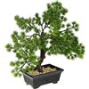 Flair Flower Bonsai Artificiale in Ciotola in plastica, pianta Decorativa Giapponese per la Decorazione della casa, Camera da Letto, Matrimonio, falsificata, Piante da Interni