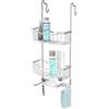 Better Living Products 13634 VENUS Portaoggetti a 3 ripiani per porta doccia, grigio