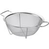 Westmark Setaccio Verticale - Setaccio in acciaio inox a maglia fine con base stabile e maniglie per trasportare, bordo largo, lavabile in lavastoviglie - ø 22 cm