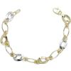 Never Say Never Bracciale da donna, realizzato in oro bicolore, oro giallo e oro bianco 18k. Un bracciale lungo 20,00 cm e 4,35 g in oro 18 carati., cm, Oro, Nessuna pietra preziosa