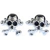 Miniblings Skull Skull Halloween Gemelli - Bottoni della Camicia Fatta a Mano Ho gemello Gemelli Mi Bella Scatola di Legno Incluso - Teschio Teschio di Halloween