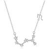 Friggem Ciondolo costellazione collana scorpione in argento sterling, 12 segni oroscopo collana ott-nov regali di compleanno per donne ragazze, catena di gioielli stella costellazione astrologia 18