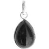 Bijoux et Objets - Ciondolo con onice nero in argento 925 - Dimensioni della pietra 10x14mm
