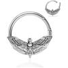 Vankula Pesi per Lobi Peso Dilatatori lobo orecchie ear weight in Acciaio inossidabile Tarma piercing espansori Gioielli Uomo Donna 5mm(4G) Argento