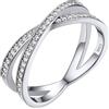 Bestyle anello infinito donna Anelli Infinito da Donna con Zirconi Misura 23, Confezione Regalo