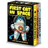 Harper Alley The First Cat in Space Box Set: A Graphic Novel Collection: The First Cat in Space Ate Pizza, The First Cat in Space and the Soup of Doom, The First Cat in Space and the Wrath of the Paperclip