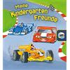 Loewe Verlag GmbH Meine Kindergarten-Freunde (Rennautos): Eintragbuch, Freundebuch mit Magnetverschluss für Kindergartenkinder ab 3 Jahren