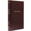 Thomas Nelson NKJV, Pew Bible, Hardcover, Burgundy, Red Letter, Comfort Print: Holy Bible, New King James Version