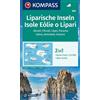 Kompass Carta escursionistica Kom 693. Isole Eólie o Lìpari, Alicudi, Filicudi, Lìpari, Panarea, Salina, Strómboli, Vulcano: 2in1 Wanderkarte mit Aktiv Guide.