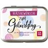 Groh Verlag Herzenswünsche zum Geburtstag: 25 kleine Wunschkärtchen für dich | Geburtstagswünsche für Freundin, Mutter oder Schwester | Kleines persönliches Geschenk