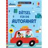 Usborne Minis: Rätsel für die Autofahrt: Rätselbuch im kleinen Format - mit Lösungen - Beschäftigungsbüchlein für Kinder ab 6 Jahren