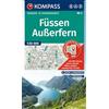 MAIRDUMONT KOMPASS Wanderkarte 4 Füssen, Außerfern 1:50.000: Wander- und Fahrradkarte in einem - inklusive Offline-Verwendung in der KOMPASS-App. Wander-& Radwege. Panorama. Skitouren. Langlaufen. Reiten.