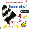Usborne Kontraste - Babys entdecken die Welt: Bauernhof: Illustrationen mit starken Schwarz-Weiß-Kontrasten - für die Augen von Babys besonders gut zu erkennen - für Kinder ab 1 Monat
