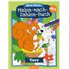 Ars Edition Mein dickes Malen-nach-Zahlen-Buch - Tiere: Der Ausmal-Klassiker ab 6 Jahren