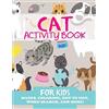 Blue Wave Press Cat Activity Book for Kids: Mazes, Coloring, Dot to Dot, Word Search, and More