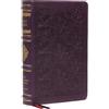 Nelson Bibles Holy Bible: New King James Version, Purple, Leathersoft, Personal Size, Red Letter, Comfort Print