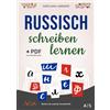 AES Verlag Russisch schreiben lernen: Meistere die russische Schreibschrift und übe das Alphabet, wichtige Vokabeln und Sätze! Bonus: PDF zum Ausdrucken für noch mehr Übung