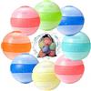 HeaoHao Palloncini Acqua Riutilizzabili, 8 Pezzi Riempimento Rapido Autosigillante Palloncini Acqua, Feste, Piscine, Giocattoli di Spiaggia, Giocattoli Estivi per Bambini e Adulti